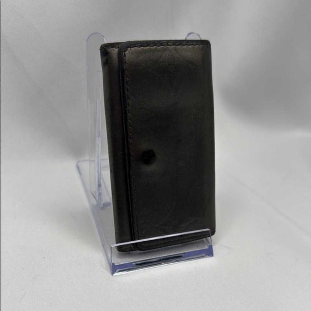 Louis Vuitton Key Holder Monogram Black Vernis Leather | Unisex | Pre-Owned |